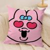 Cartoon OOpanchu Usagi Cushion Cover Silky Short Plush Invisible Zipper Dustproof Sofa Pillow Case For Home Decor