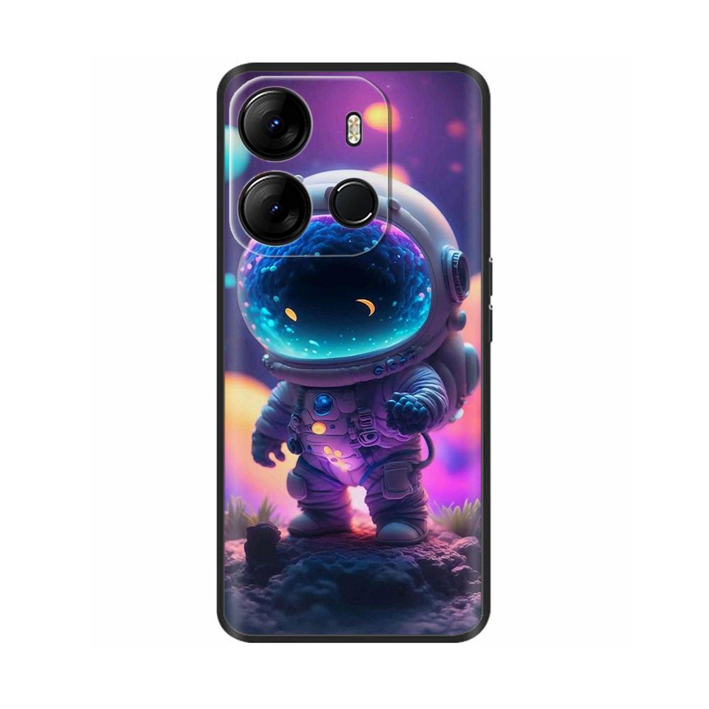 Für Tecno Spark Go 2023 Hülle Beliebte Blumen Silikon Handyhülle Für Tecno Pop 7 Pro Cover SparkGO Hüllen Schutzhüllen Schalen