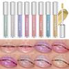 8 Colors Shimmer Lip Gloss Set Moisturizing Plumping High Shine Lip Glaze Long Lasting Non Sticky Glossy Lip Makeup for Women