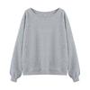 Estilo Casual de Primavera y Otoño Ropa de Mujer de un Hombro Pulóver Coreano y Japonés para Mujer Sudadera de Hombros Descubiertos
