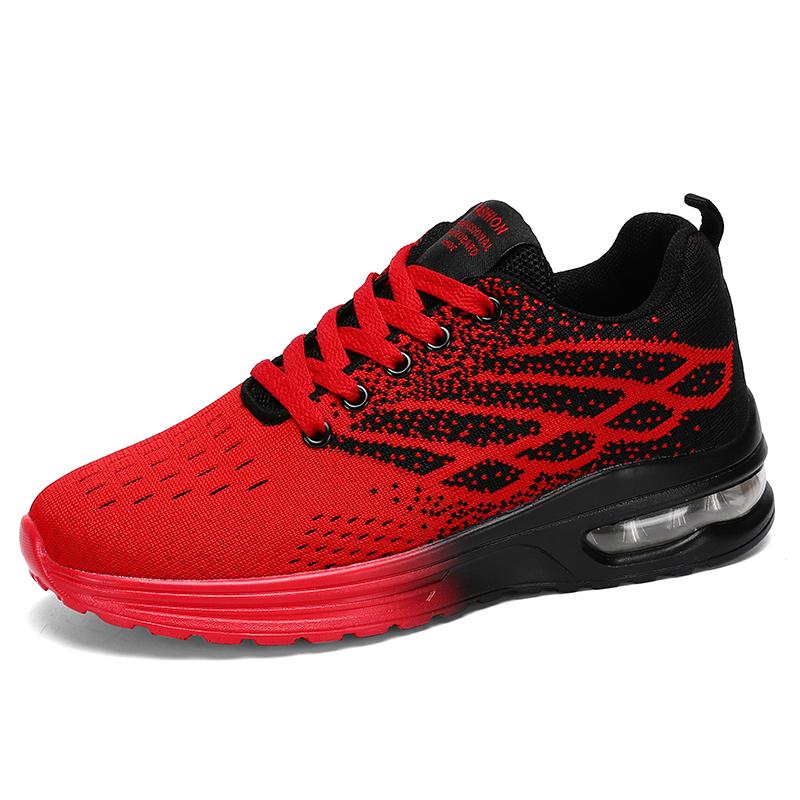 Men Women Casual Sports Summer Sneakers Air Cushion Breathable Walking Shoes Air Cushion Running Women Mesh Anti slip Wear resistant 43