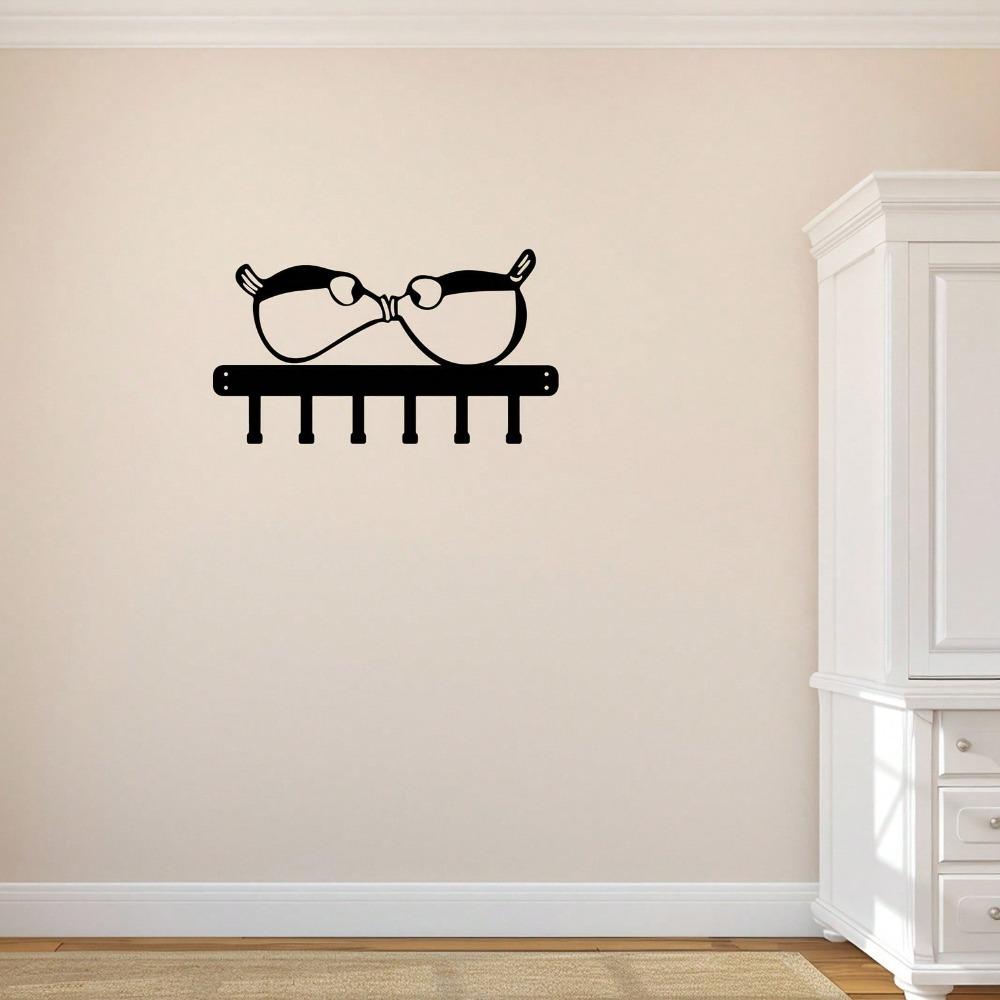 Modern Wall Mounted Key Holder and Shelf with Hooks for Keys Coats Hats Storage Entryway Living Room Decor Space Saving Metal Rack