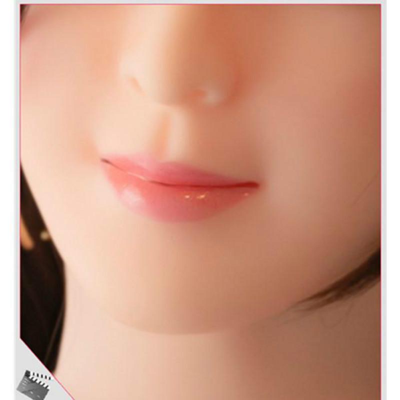 Inflatable Doll 160cm 2.5kg Silicone Solid Breast Male Masturbation Girlfriend Delicate Simulation No Wigs