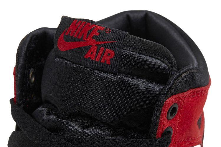 Women's Sneakers Jordan 1 Retro High OG Satin Bred (Women's) Black/University Red/White