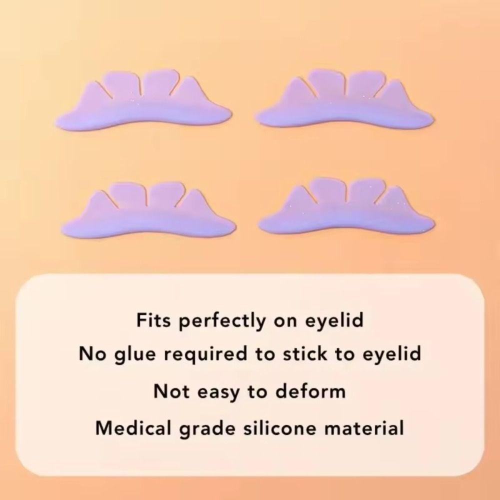 Glitter Lash Lifting Pads Butterfly Shaped Eyelash Shims  Eyelash Accessories
