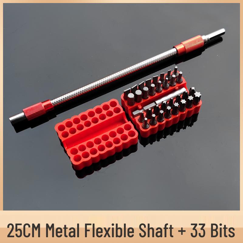 Metal Soft Shaft Bit Extension Multi-Angle Drill Screwdriver Adapter