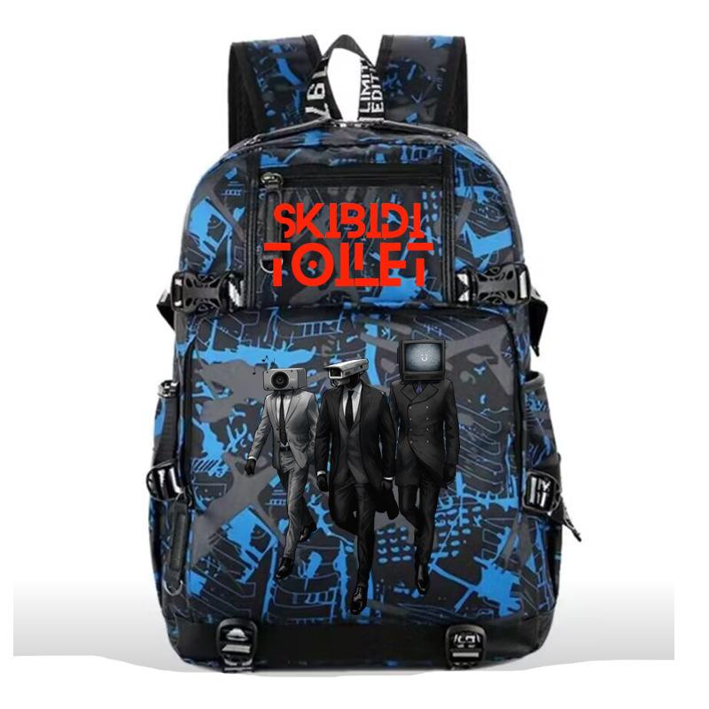 Printed primary and secondary school students backpack travel bag