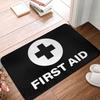 Cartoon Doctors Nurse Door Floor Bath Mats Anti-Slip Indoor Nursing Medical Pattern Doormat Garden Entrance Rug Carpet Footpad