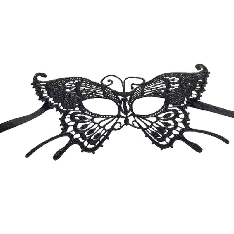 Black Queen Lace Mask Embroidery Appliques Party Carnival Mask Woman Accessories Wedding Mask Halloween Masquerade Mask