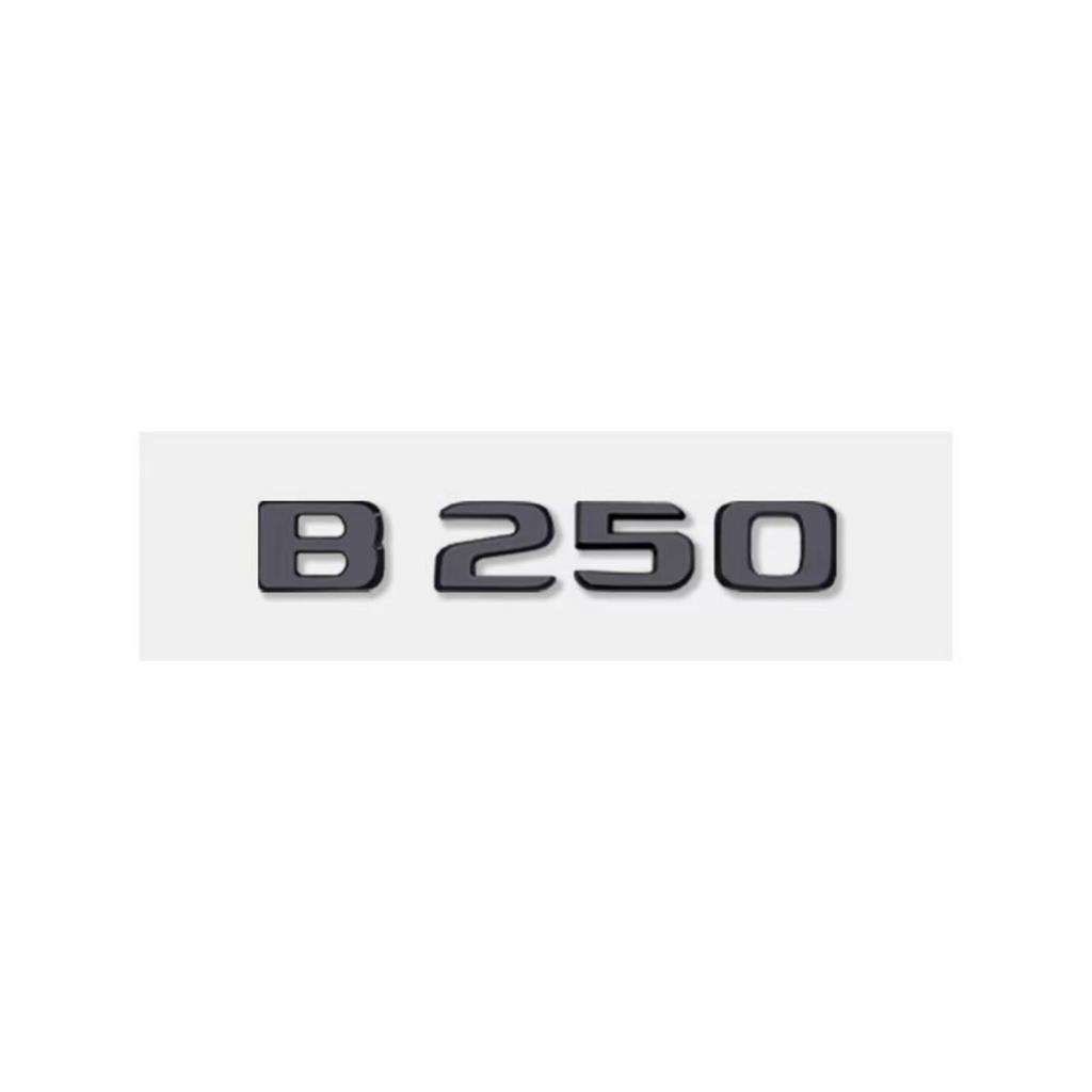3D ABS B160 B180~B260 B280 Logo Badge Sticker Car Rear Trunk Emblem Decal Flat and stereoscopic two styles