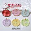 Color Apple Shape Button Resin Ornaments Diy Garment Shoes Sewing Crafts Supplies Diy Handmade Patch