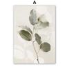 Forest Flower Birds Leaves Abstract Landscape Posters & Prints Wall Art Canvas Painting Pictures For Living Room Hotel Bar Decor