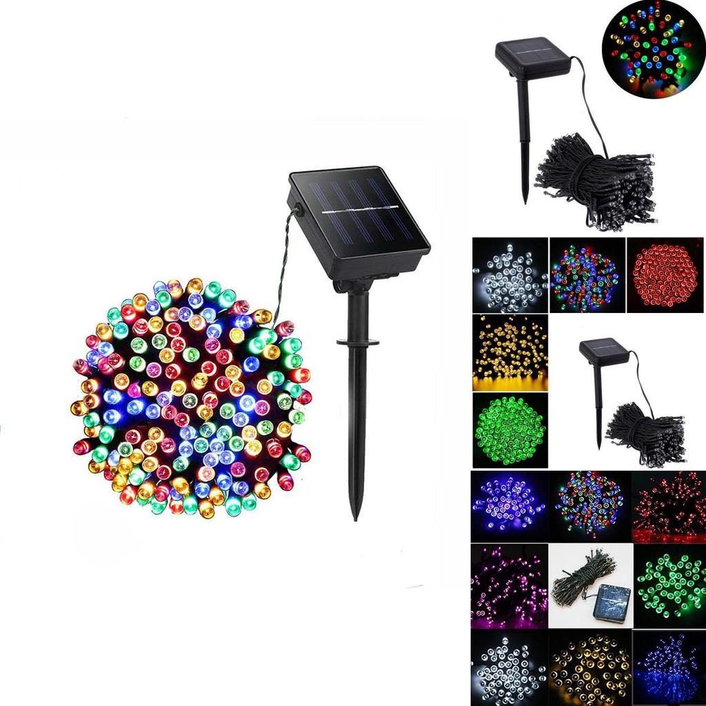 Radiant Solar Powered Led String Fairy Lights For Outdoor Christmas And Party Dcor