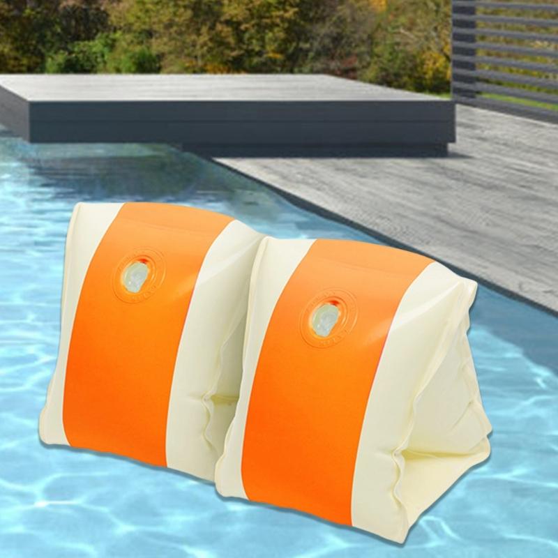2Pcs Toddler Inflatable Kids Arm Float Rings Arm Band Kids Swim Arm Floaties Children Swimming Gear Arm Swimming Rings