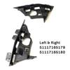 2 PCS Front Bumper Support Brackets Front Left & Right 51117165179 51117165180 Black ABS For BMW E85 E86 Z4 Series 2003-2008-A87