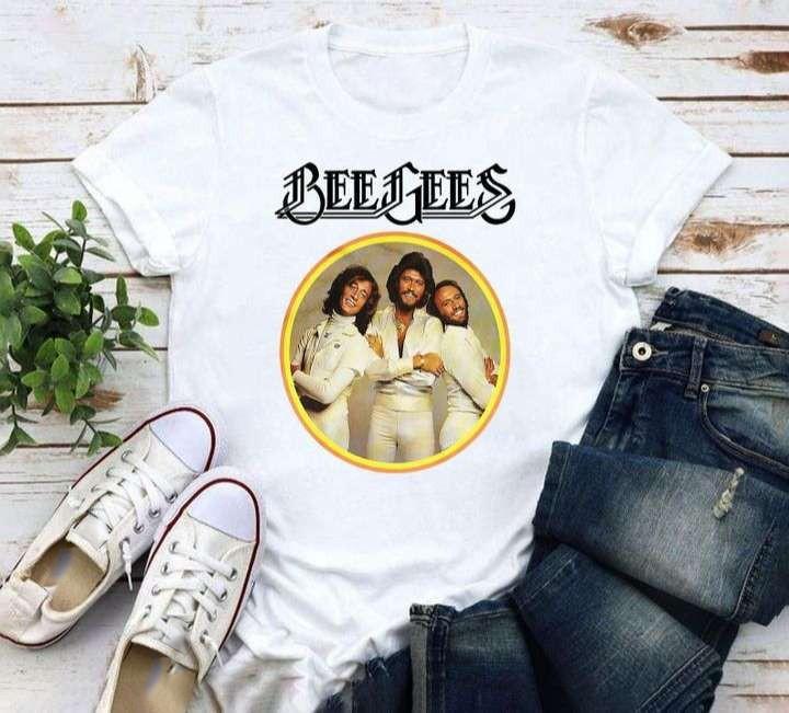 Bee Gees Music Band White Men Women Tee All Size S to 5XL AD400 Unisex T-Shirt