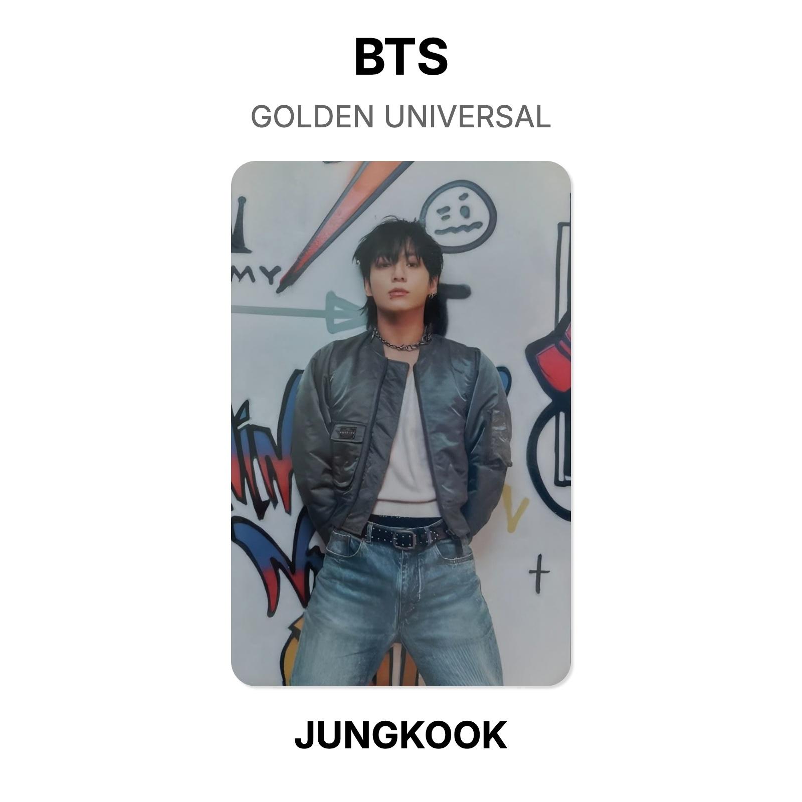 BTS JUNGKOOK GOLDEN UNIVERSAL Official Photocard JUNGKOOK