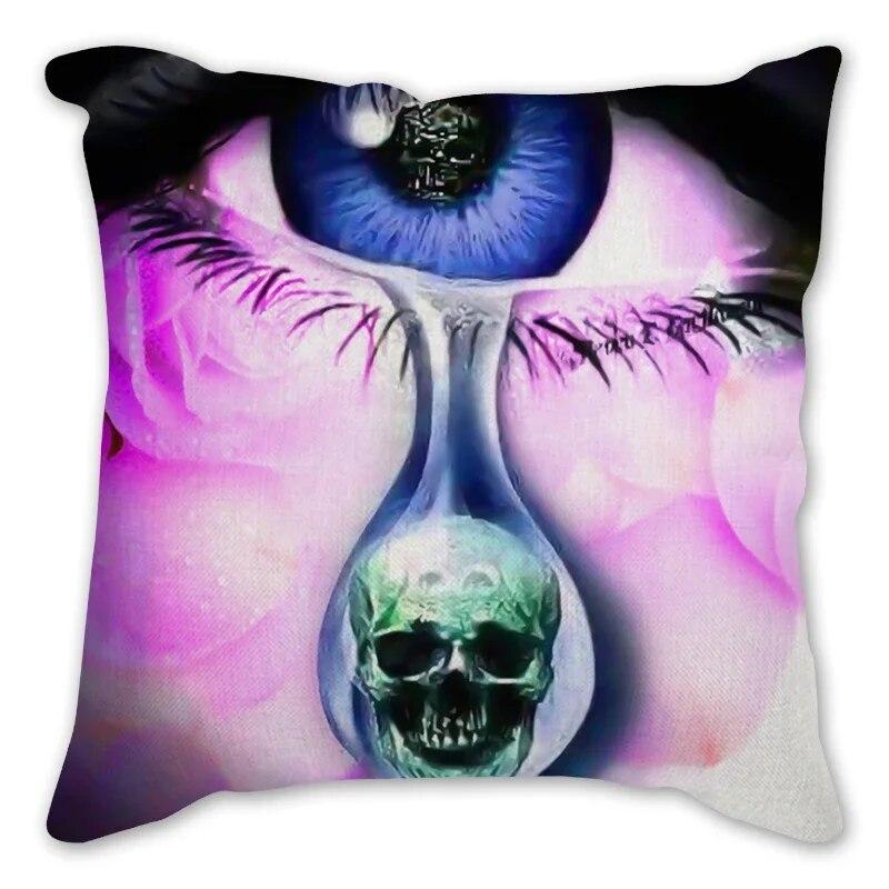 Home Decor New Year Decorations Bedroom Living Room Sofa Cushion Cover Eye Pillow  Christmas Tears