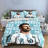 Player figure, repeated "Messi". Bedding sets Duvet cover sets Duvet covers Pillowcases(1 * Duvet Cover 2 * Pillowcases without duvet insert)
