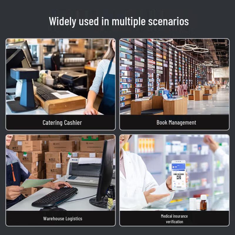 Comet EW-5800Z Wireless 1D/2D Barcode Scanner