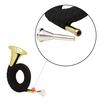 LADE Bb Brass Hunting Horn with Carry Bag Stand Cleaning Cloth
