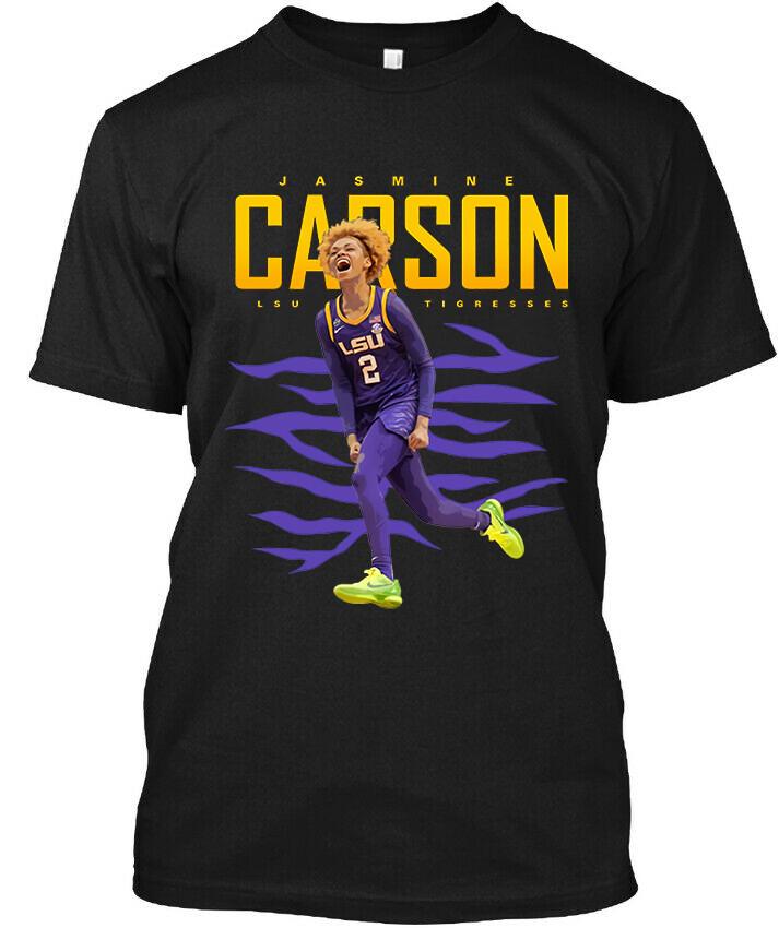 NWT Jasmine Carson Women Basketball Player Graphic Retro Logo T-Shirt Size S-4XL Unisex T-Shirt XXXL