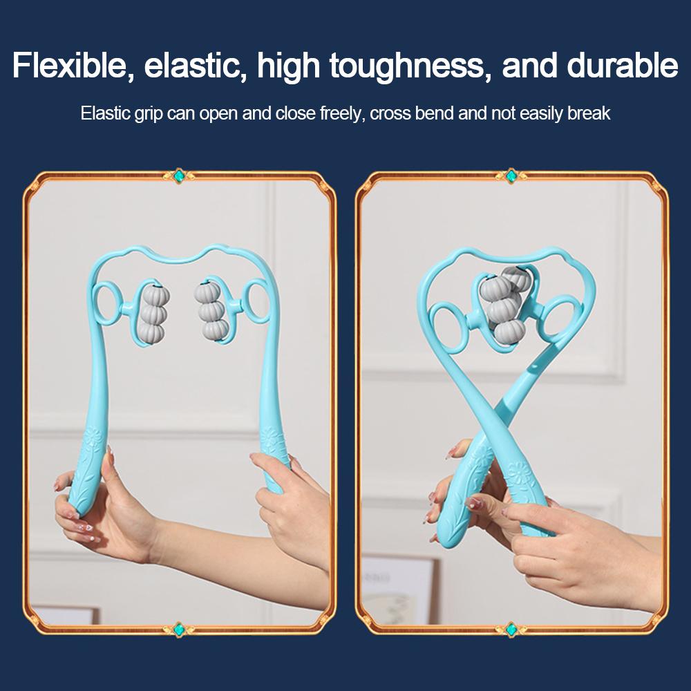 Roller Tool Cervical Spine Massager Relax Your Neck for Pain Relief Deep Tissue Neckbud Massage Roller Neck Waist Legs Feet