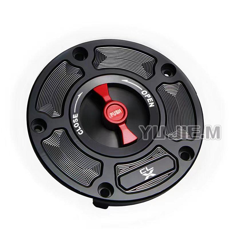 CNC Motorcycle Fuel Gas Tank Cap Cover Fuel Filler Keyless Cover Protections For CLX 250 700 CLX 250CL-X 700CL-X ALL Years