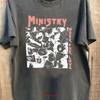 Ministry Band Work For Love Album Charcoal T Shirt Vtg Wa1613 Vintage Soft Unisex Streetwear Casual Stylish Breathable