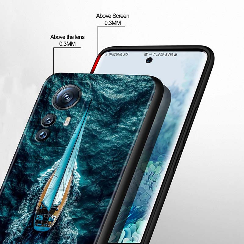 Fashion airplane pattern Phone Case For Xiaomi Mi 15 14 13 13T 12 12T 12S 11 11i 11T Pro Ultra Lite 5G Black Soft