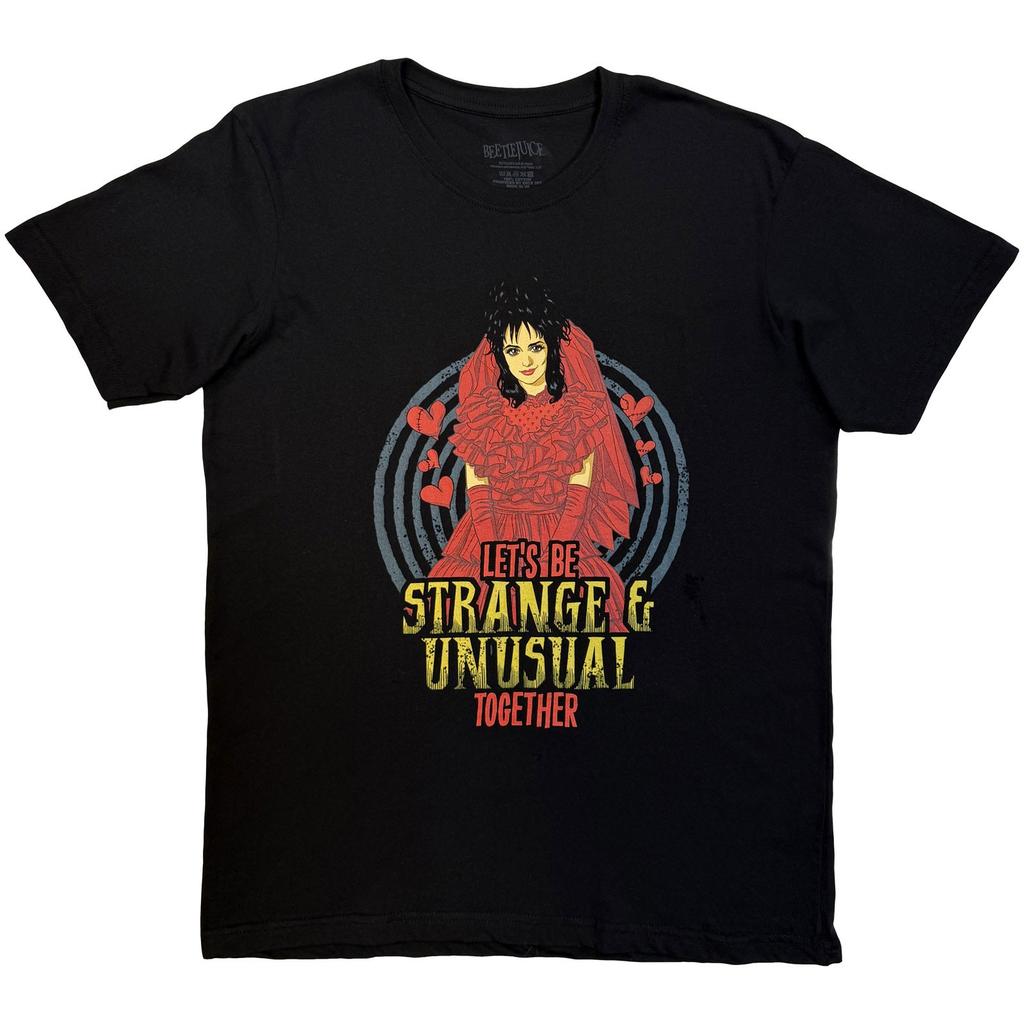 Beetlejuice Strange And Unusual Together Unisexs Tshirt Unisexs