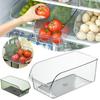Refrigerator Storage Box with Drawer Handle Reusable Vegetables Fruits Organiser Kitchen Accessories