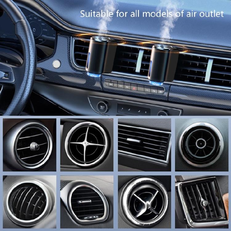 Auto Ein Aus Auto Diffusor mit ätherischem Öl Auto Lufterfrischer Diffusor Intelligenter Auto Lufterfrischer mit Licht