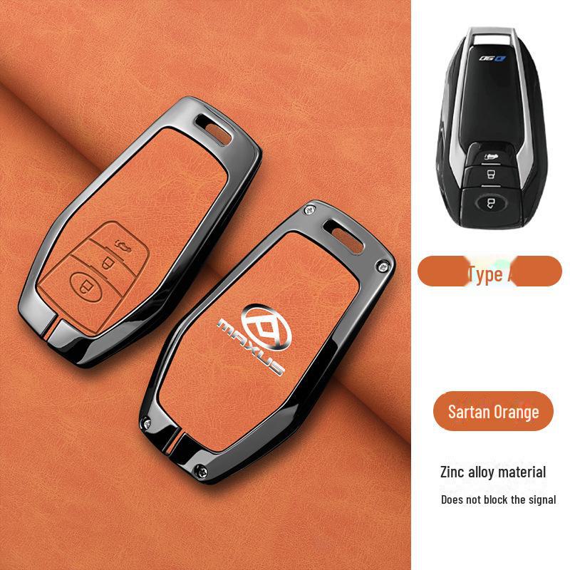 Capa de Chave SAIC Maxus D90 para Carro Maxus G50 2019 Feminino, Carcaça de Metal de Alta Qualidade com Fivela.