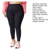 Yoga Pants High Waist Tummy Control Leggings Solid Color Flatten Belly Slimming Sport Pants Running Fitness Daily Wear