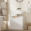 Vanity Unit, Bathroom Cabinet with Soft-Close Doors, White, 60 X 35 X 57.9 Cm