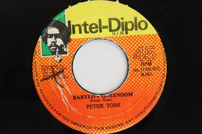 7inch Record PETER TOSH - Babylon Queendom / Iration None Intel Diplo 1976 Jamaica Reggae, Ska & Dub Used