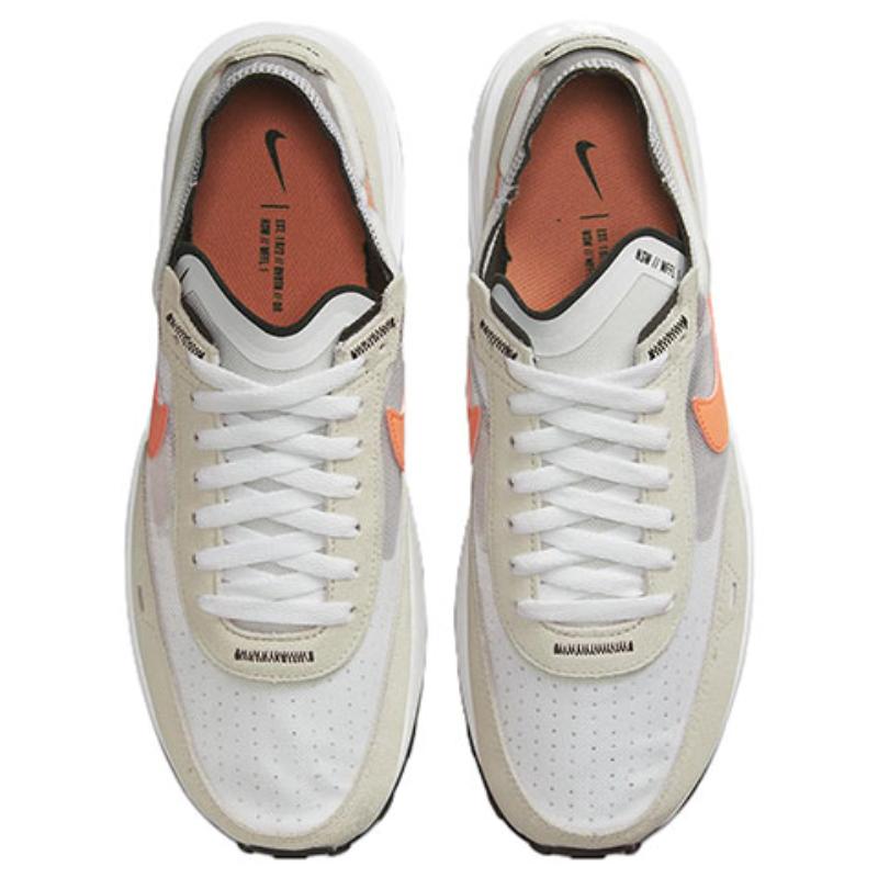 Nike Waffle One White Orange Trace Sneakers DA7995-103