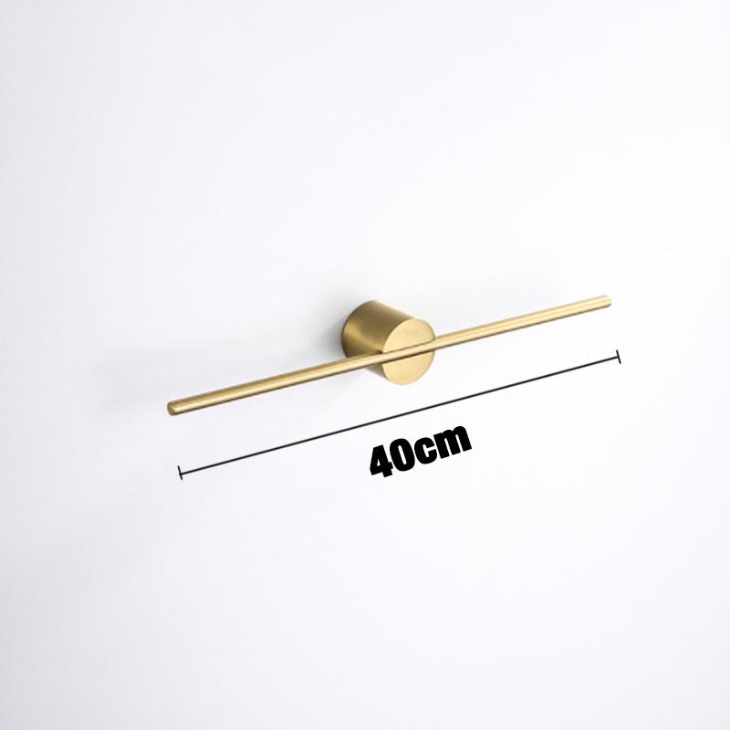 Towel Bar for Bathroom Kitchen Wall Hanger Black White Wood Gold Bath Towel Holder Rack Shelf Storage Space Aluminum 40 50cm