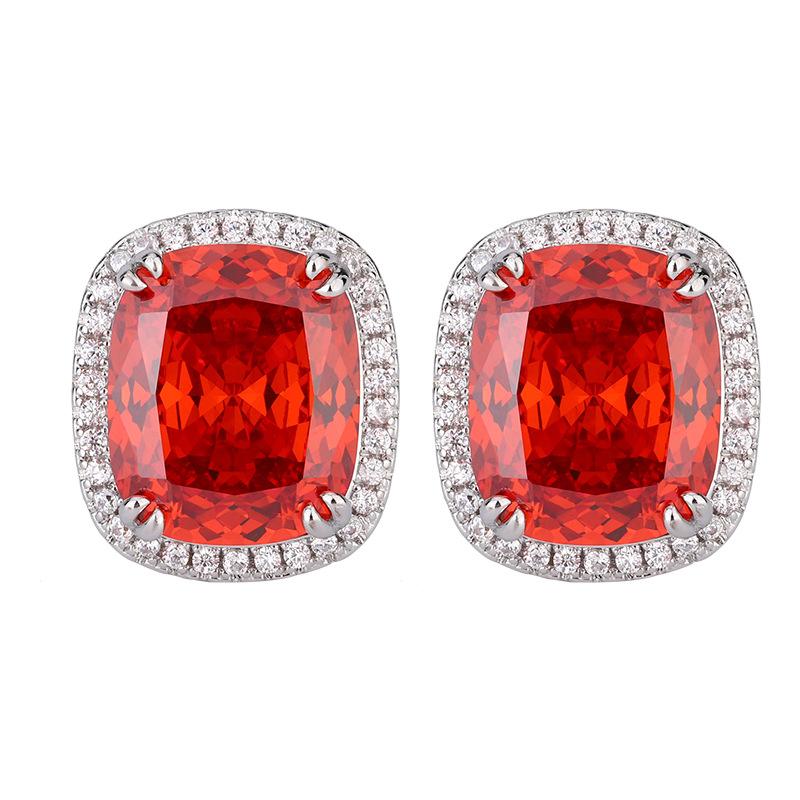 Jewelry Copper Bottom Gold-Plated Simulation Bird'S Nest Cut Orange Simple Set Female 12 * 16-10 * 12