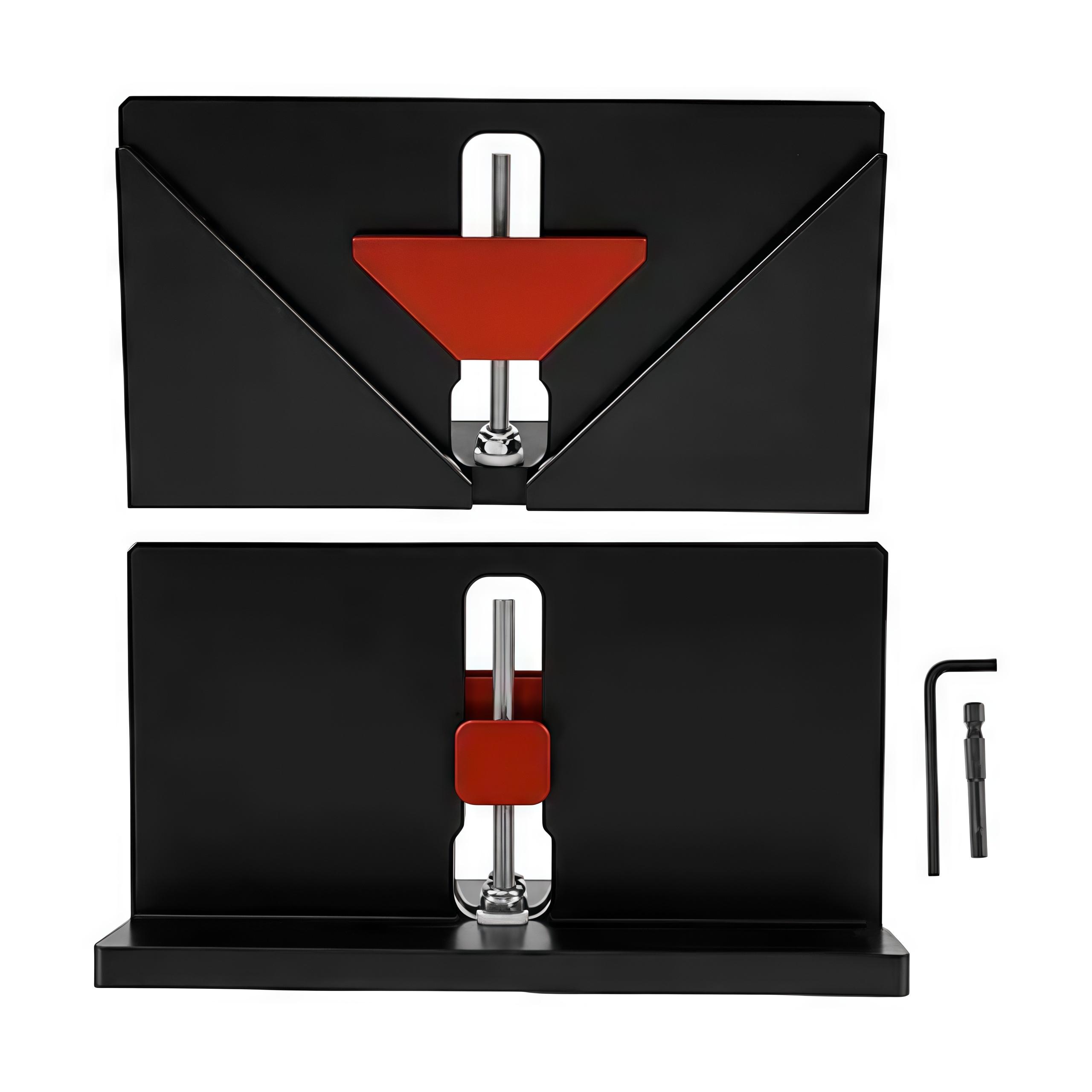 

2pcs Right Angle Spline Jig for Woodworking, Adjustable Spline Jig Aluminum Ally for Home Furniture Photo Frames Drawer Slotting чёрный