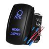 12V 24V Boat Trim Tabs Switch (ON)-OFF-(ON) Momentary Rocker Switch Waterproof Blue Light ON-OFF Toggle Switch With Harness Switches4