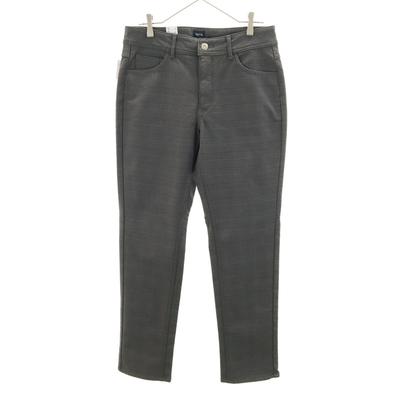 Unused Glen Check Pattern Comfortable Straight Pants Men's Used