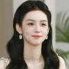 Diamond Round Square Sequined Earrings, Simple and Cold Style Temperament Earrings, Light Luxury and High-end Niche Earrings