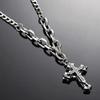 Equator Cross Necklace Men's Tide Hip Hop Premium Tide Brand Versatile Pendant Niche Design Accessories