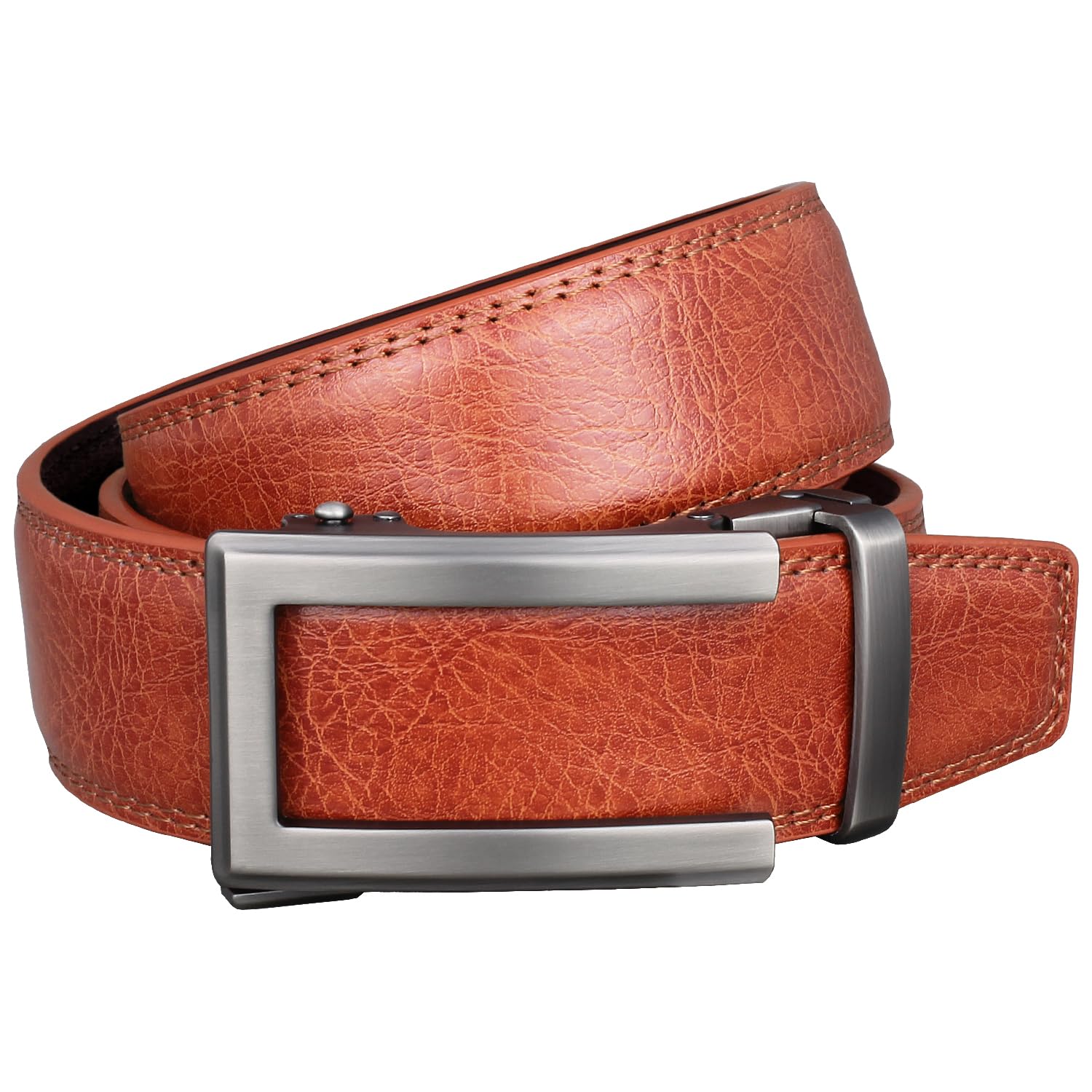 

Мужской ремень, Большой размер, Без отверстий, Деловой, Повседневный, Натуральная кожа, Стильный, Автоматическая пряжка, Регулируемый, Для гольфа, Большой, Толстый, Длинный (35 мм, 130 см),