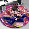 1pc Anime Design Round Carpet - Office Chair Mat, Non-Slip Rug for Anime Fans | Perfect Gift for Anime Lovers | Suitable for Home Decor, Living Room