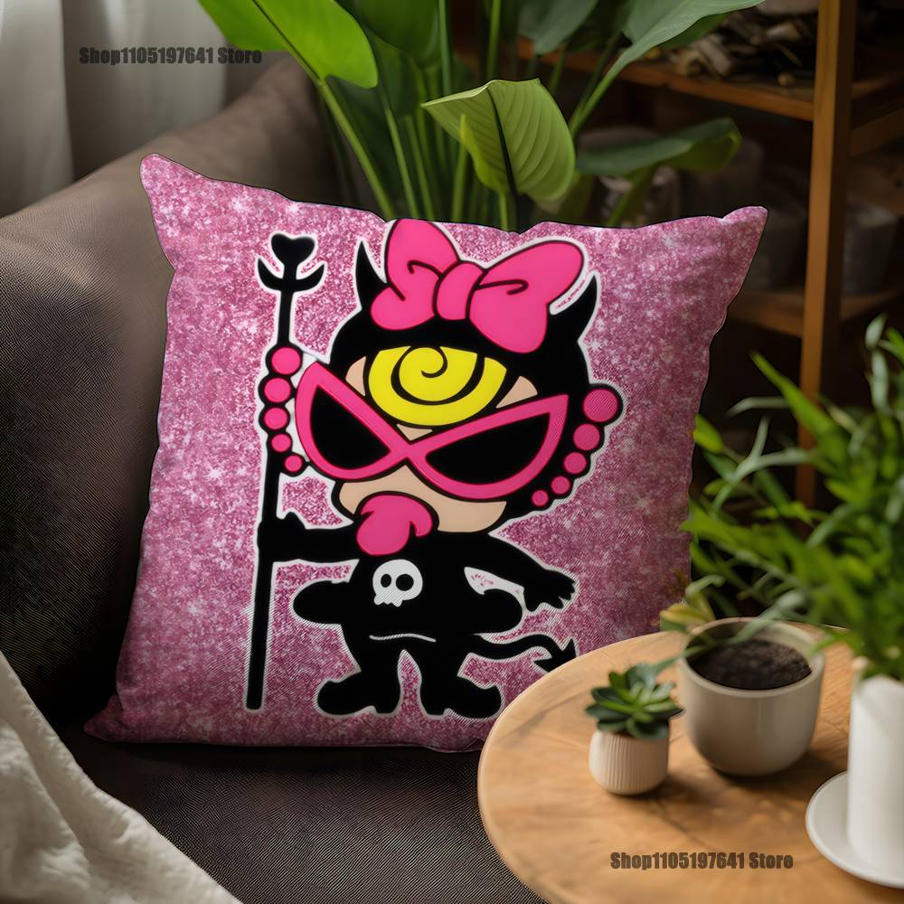 H-Hysteric M-MiniES Pillow Case For Sofa Decor Car Office Room Printing Cushion Cover Decorations and Protector