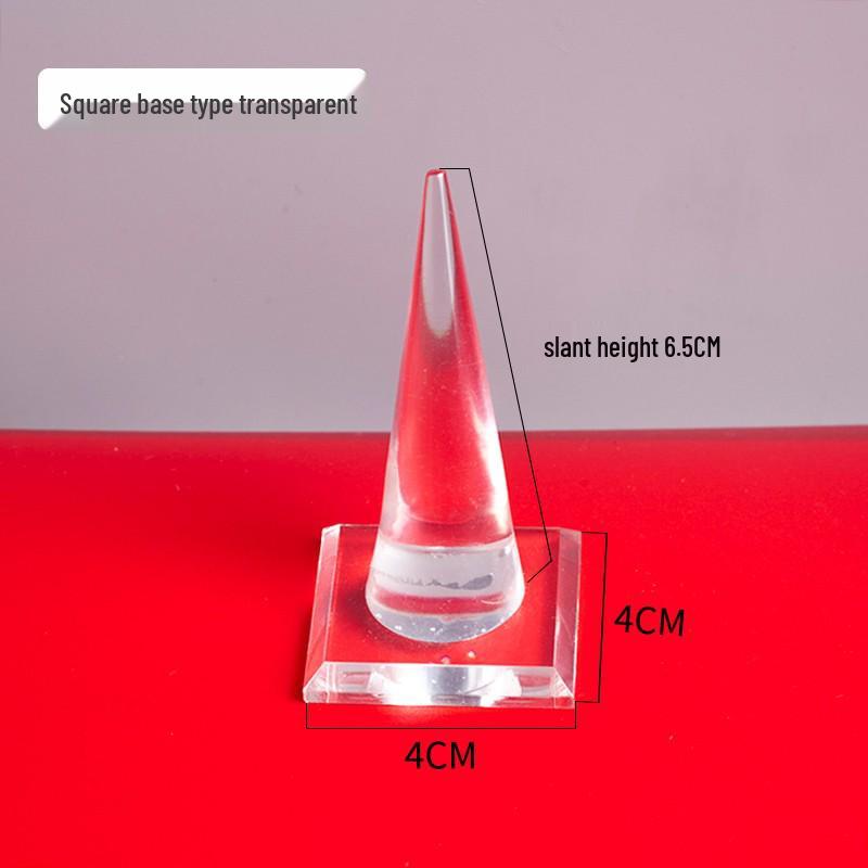Acrylic Cone Ring Display Stand for Jewelry