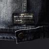 Autumn and Winter Classic Heavy Industry Embroidery Denim Top Retro Retro Trend Motorcycle Wear Multi Pocket Denim Coat for Men